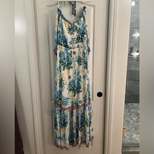 Flying Tomato- Off the shoulder maxi dress